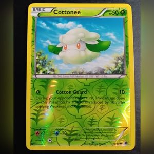 Cottonee Pokemon Card - Emerging Powers - 10/98 Rare Reverse Holo
